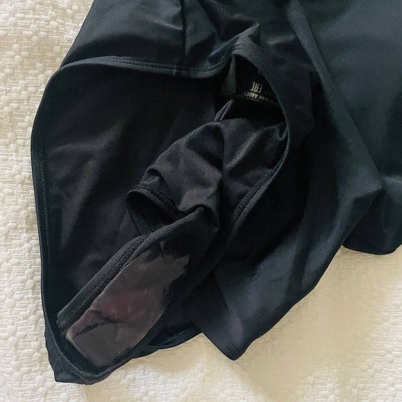 Mango one piece black swimsuit NWOT size S open back style - Picture 5 of 5